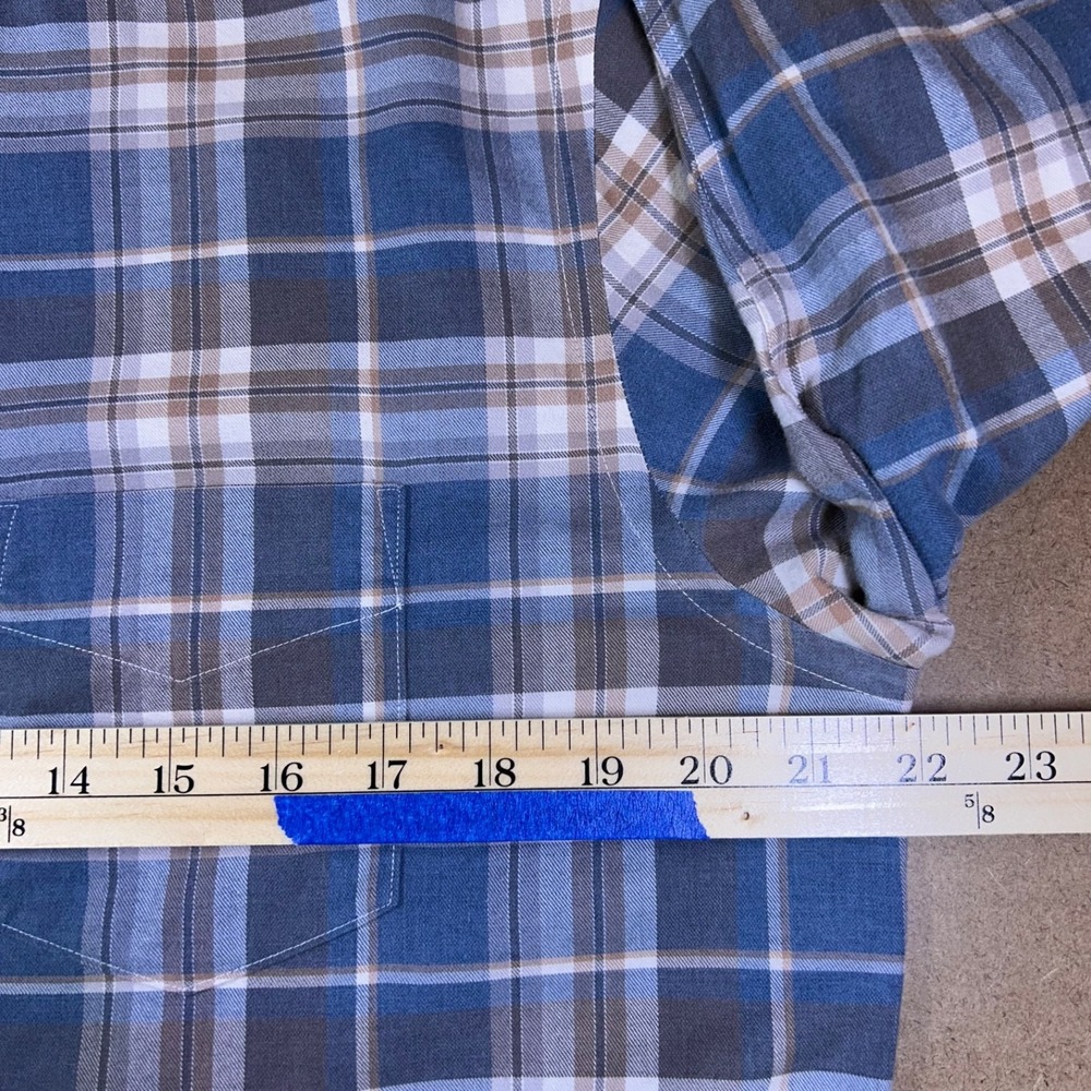 UNTUCKit Long Sleeve Button Down Shirt Men's Large Terrantez Plaid Wrinkle Free - Picture 9 of 11